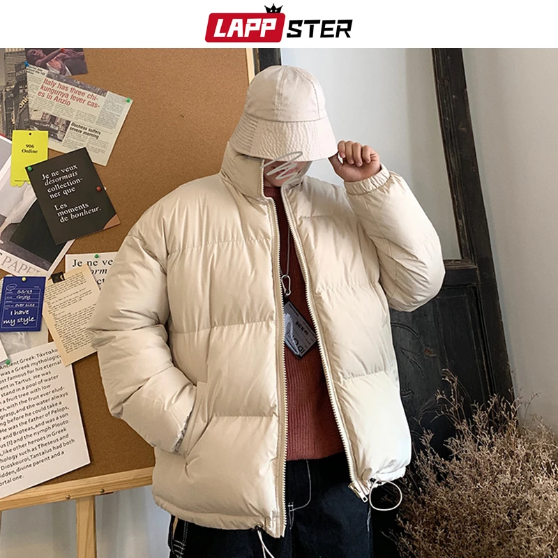 Lappster мужское цветное пальто в стиле харадзюку - Фотография_4