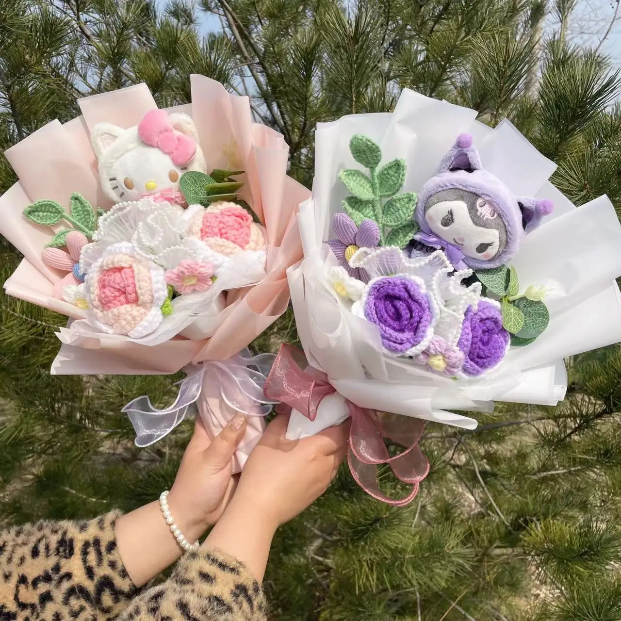 Kawaii hello kitty кошки куклы - Фотография_4