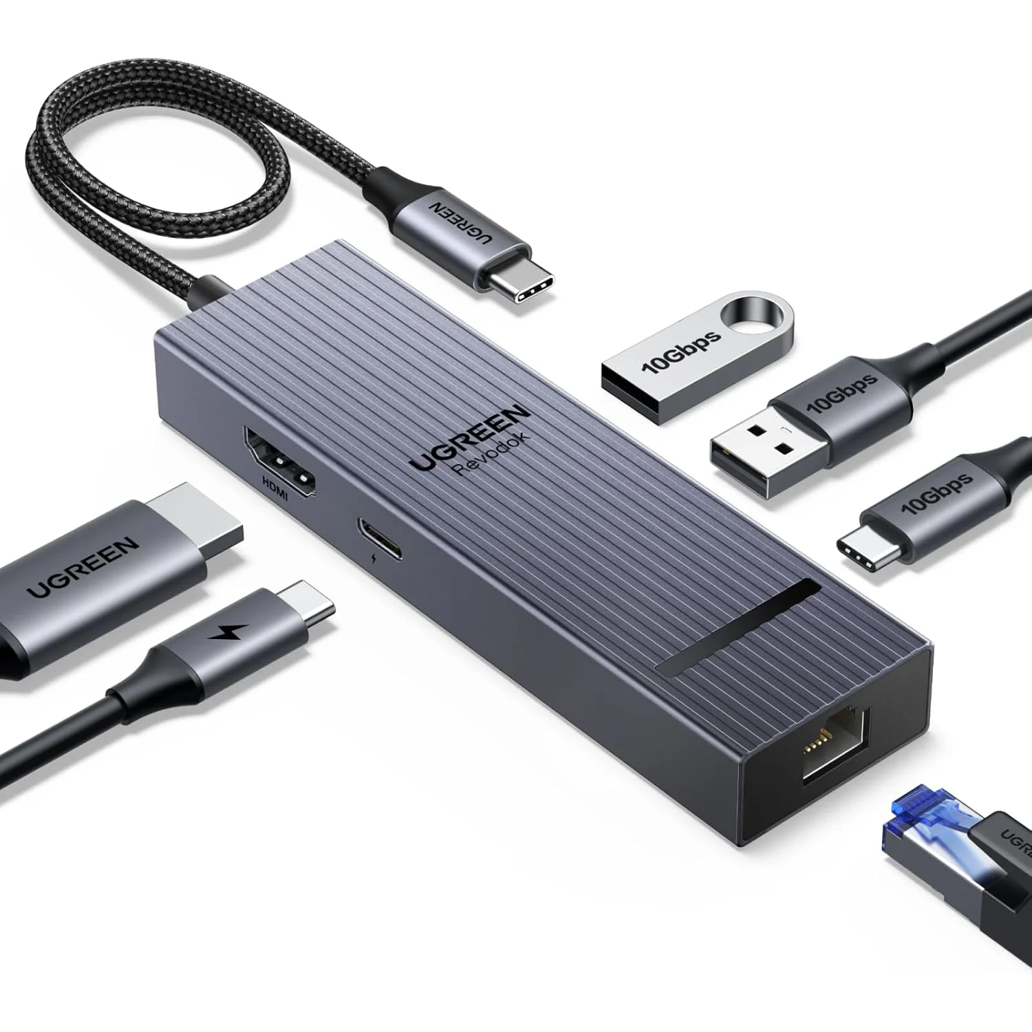 Ugreen revodok pro 6 в 1 usb c-концентратор