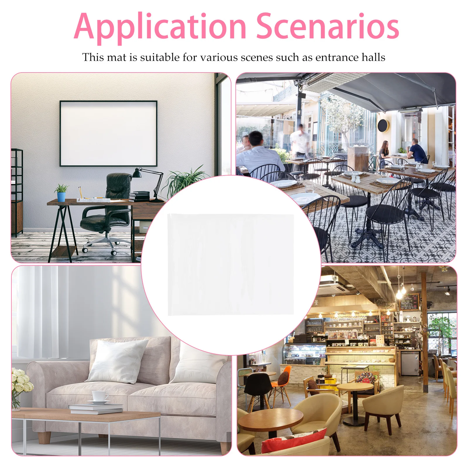 Прозрачный защитный коврик для ковров из пвх - Фотография_3