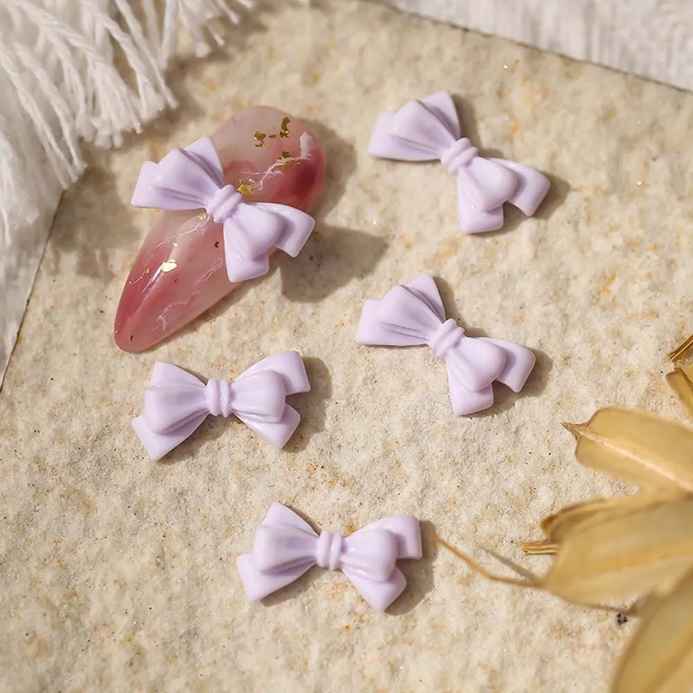 Ленты из смолы, банты для дизайна ногтей - Фотография_4