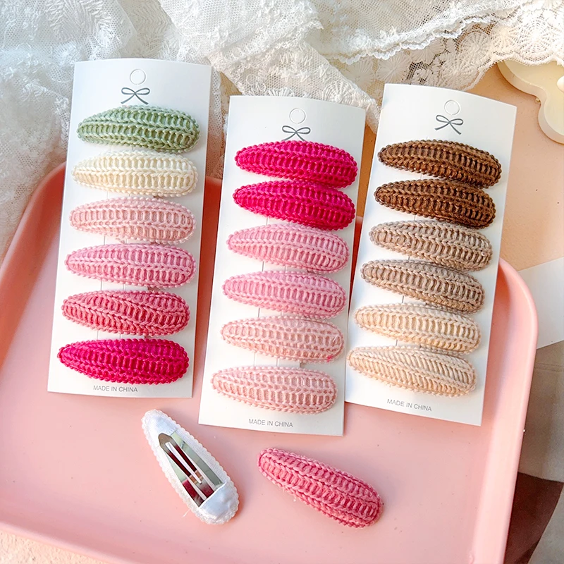 Заколки для волос из хлопкового сплава со свежим принтом для детей - Фотография_3