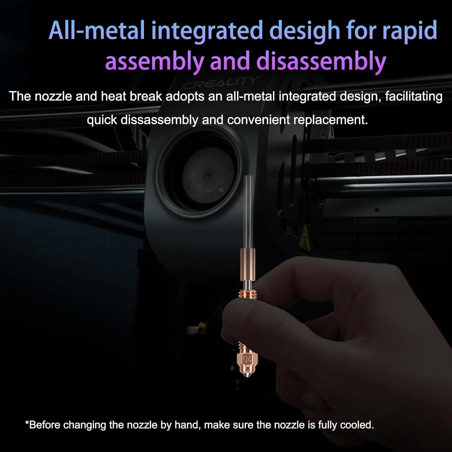 Сопло k1c, быстросменное сопло unicorn ender 3 v3 - Фотография_5