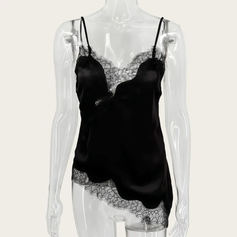 Кружевной топ-бретелька для женщин - Фотография_5