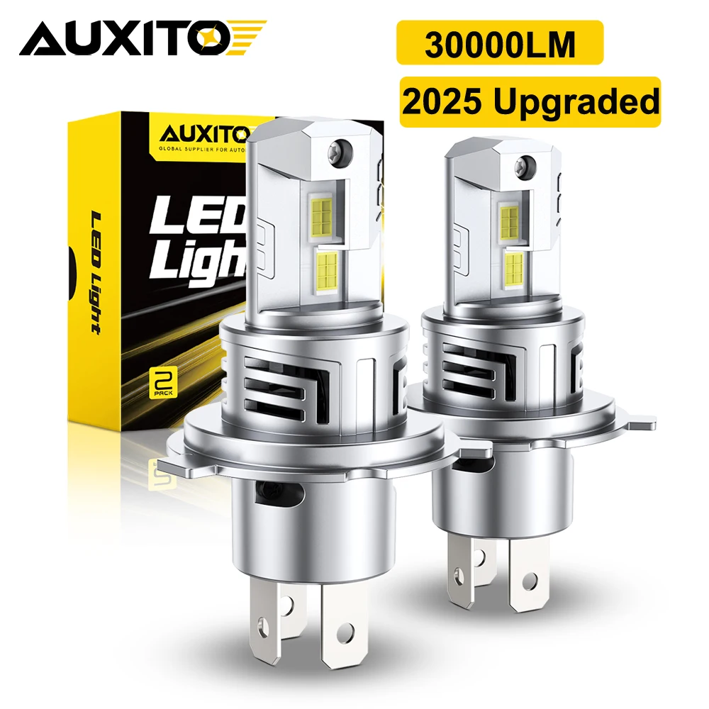 Новый auxito 30000lm h4 светодиодные
