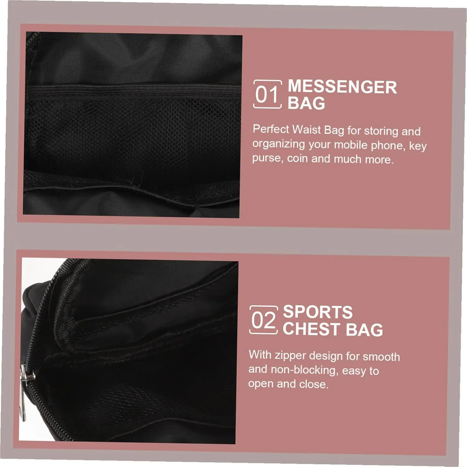 Zerodeko нейлоновая уличная поясная сумка - Фотография_5