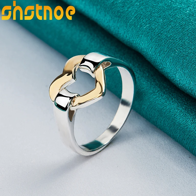 Женское кольцо с сердцем из серебра - Фотография_4