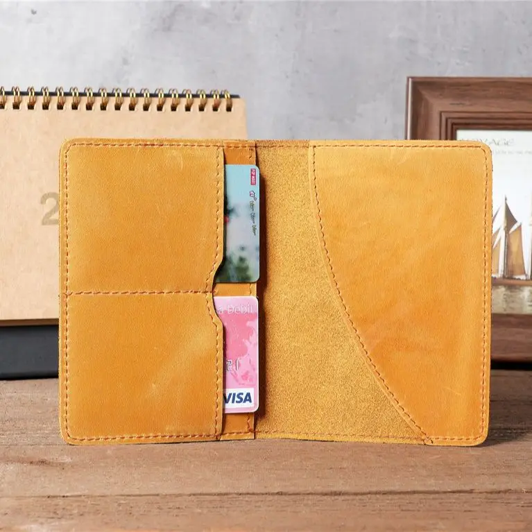 5503 сумка для паспорта из натуральной кожи унисекс в стиле ретро - Фотография_2