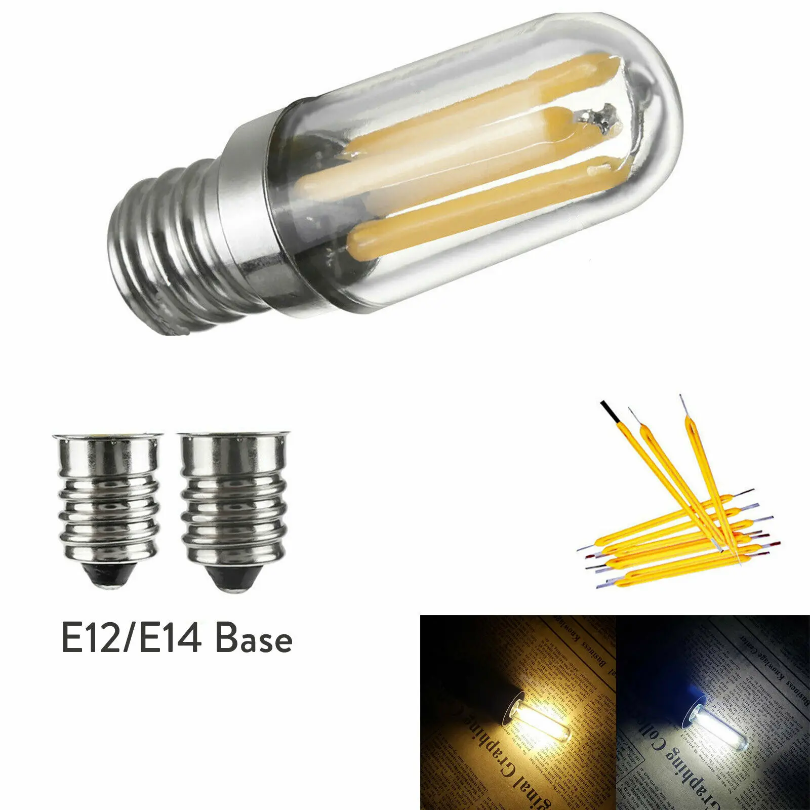 Лампочка 2w 4w 110v 130v 220v e14 - Фотография_6