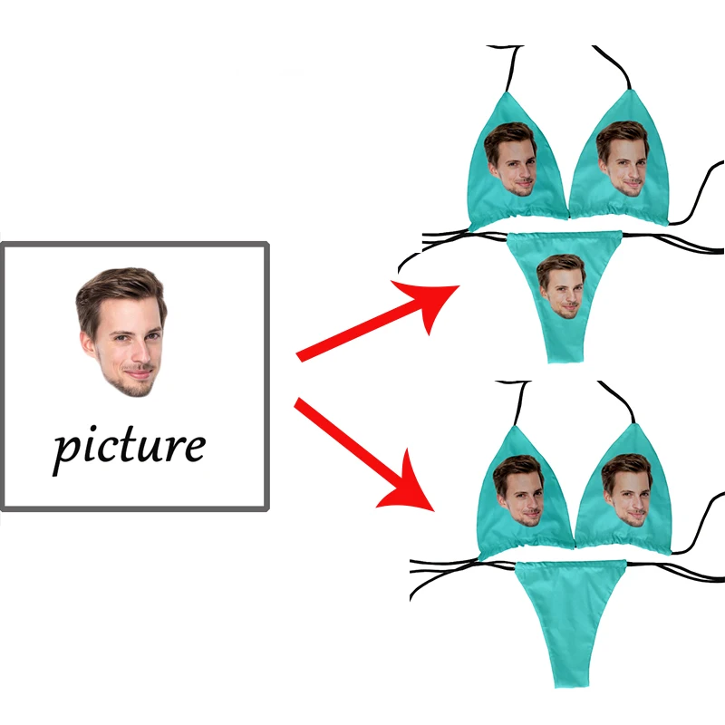 Интересный персональный купальник с 3d принтом на заказ