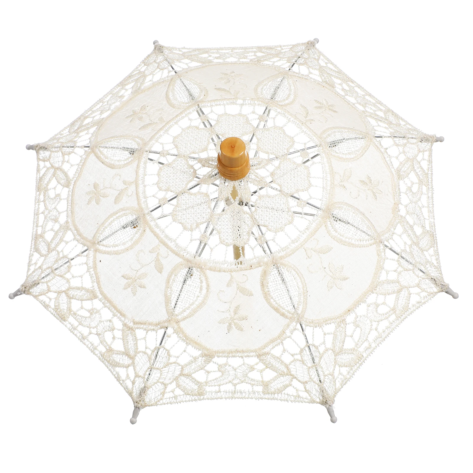 Премиальный кружевной хлопковый зонт - Фотография_6