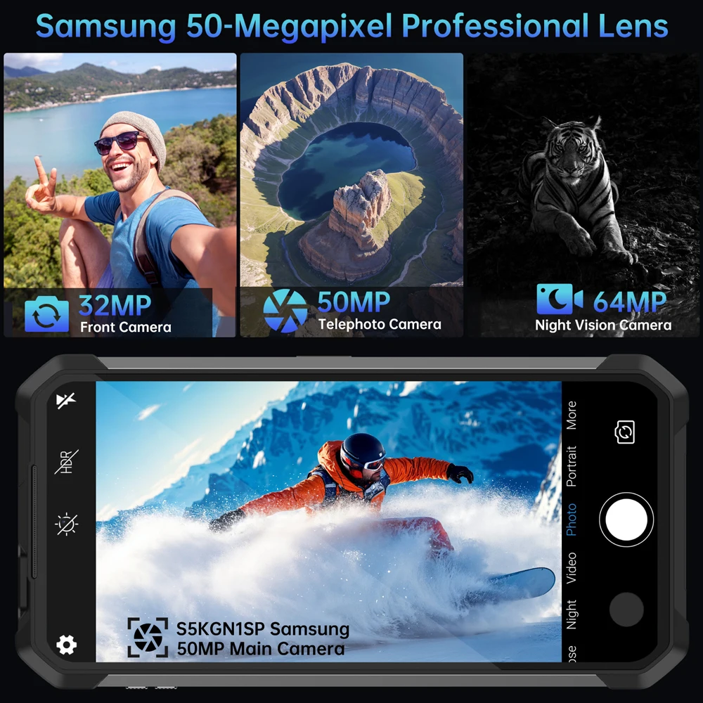 Прочный проектор для смартфона unihertz 8849 tank 4 pro 5g - Фотография_4