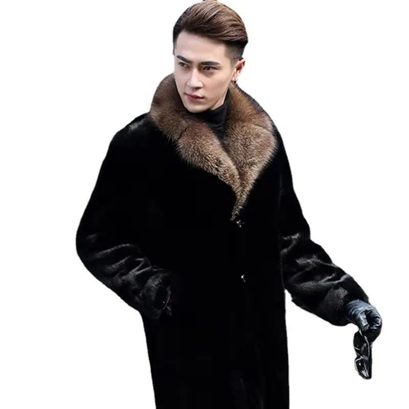 Норковое пальто с воротником - Фотография_5