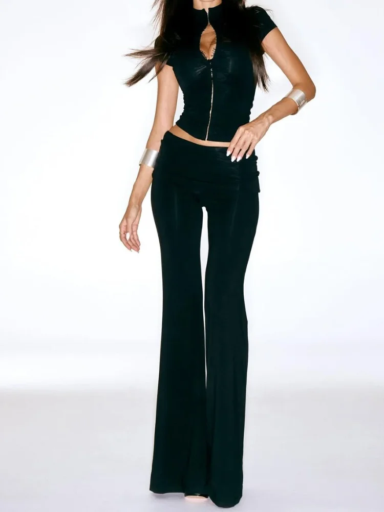 Модный комплект брюк с короткими рукавами - Фотография_5