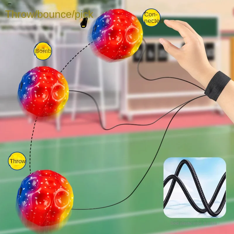 Эластичный мяч на запястье с веревкой - Фотография_2