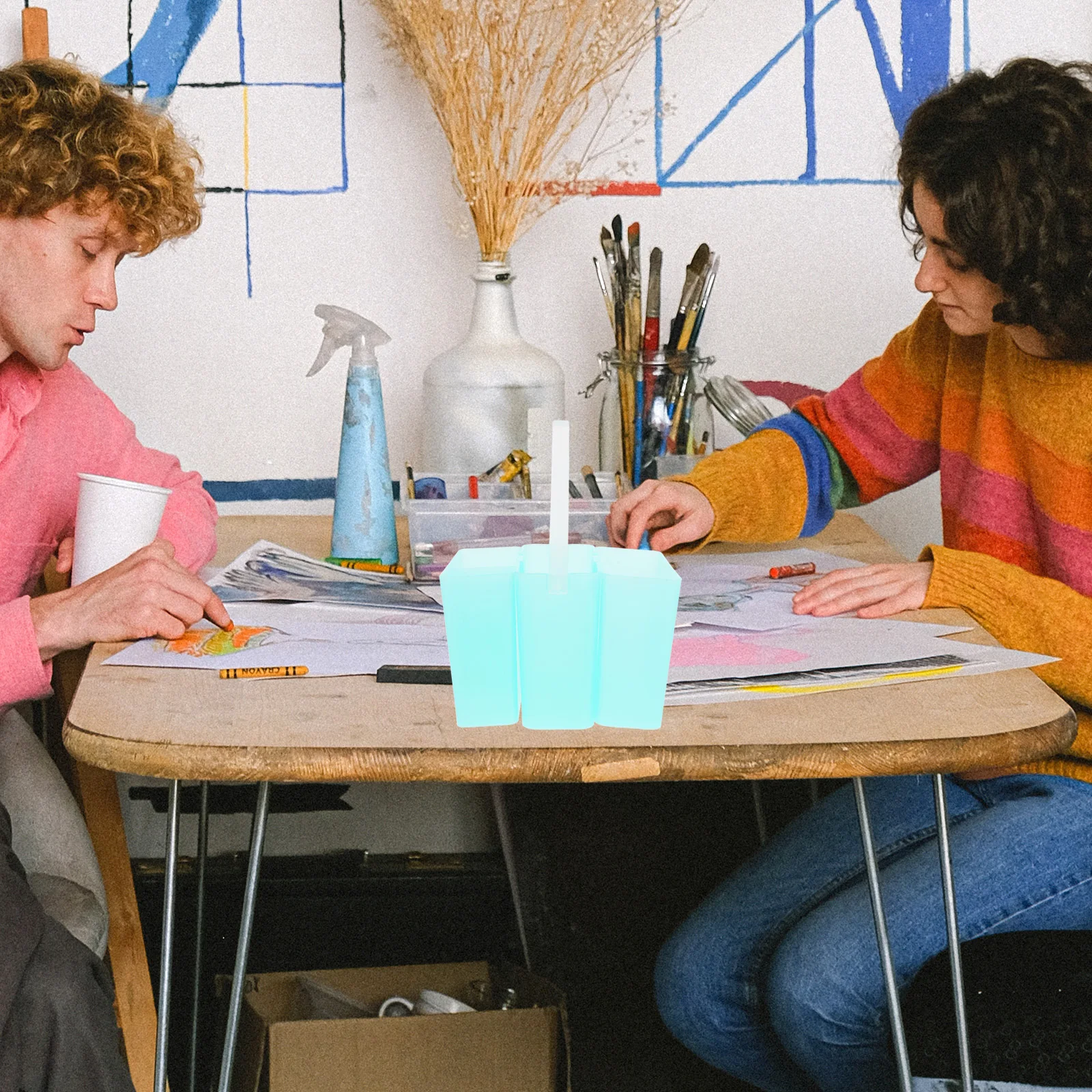 3-в-1 чашка для чистки кистей - Фотография_5