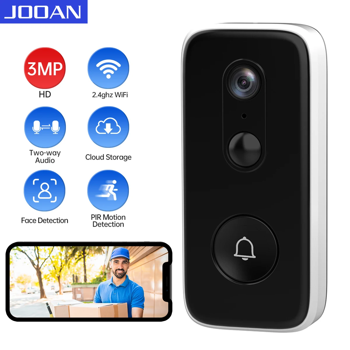 Jooan 3mp 2mp беспроводная wi-fi