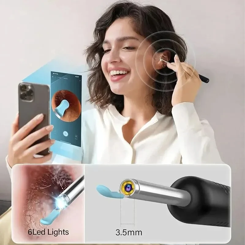 Xiaomi smart ear wax removal ear cleaner с 8 шт - Фотография_5