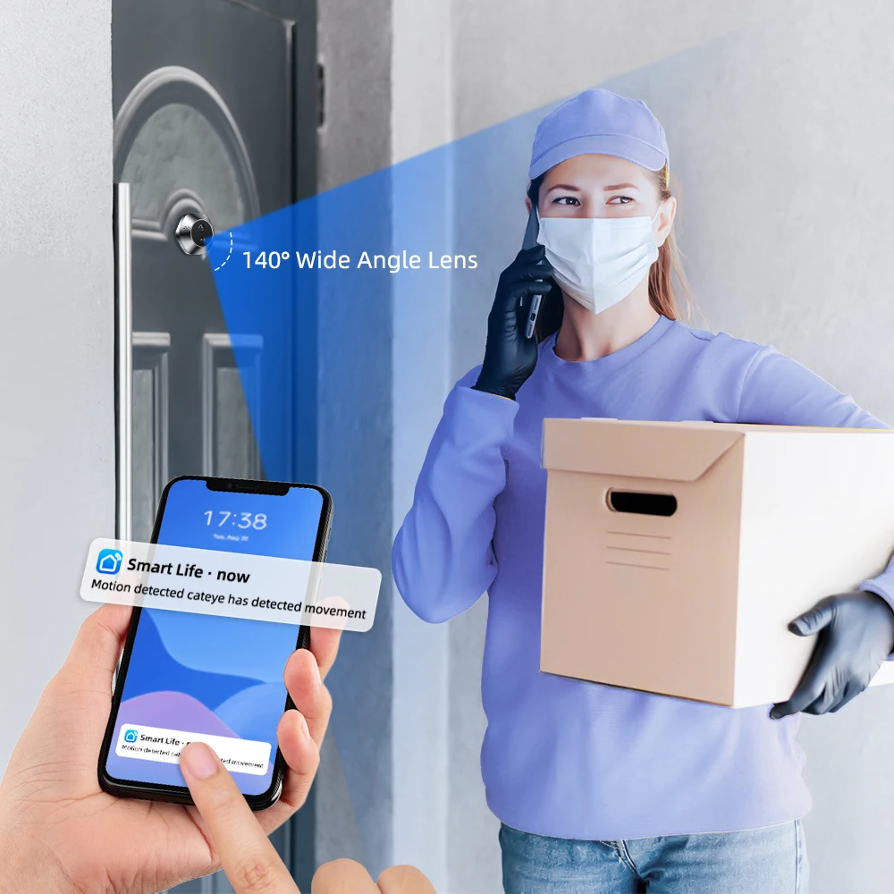 Elecpow 4,3-дюймовая камера дверного звонка tuya - Фотография_6