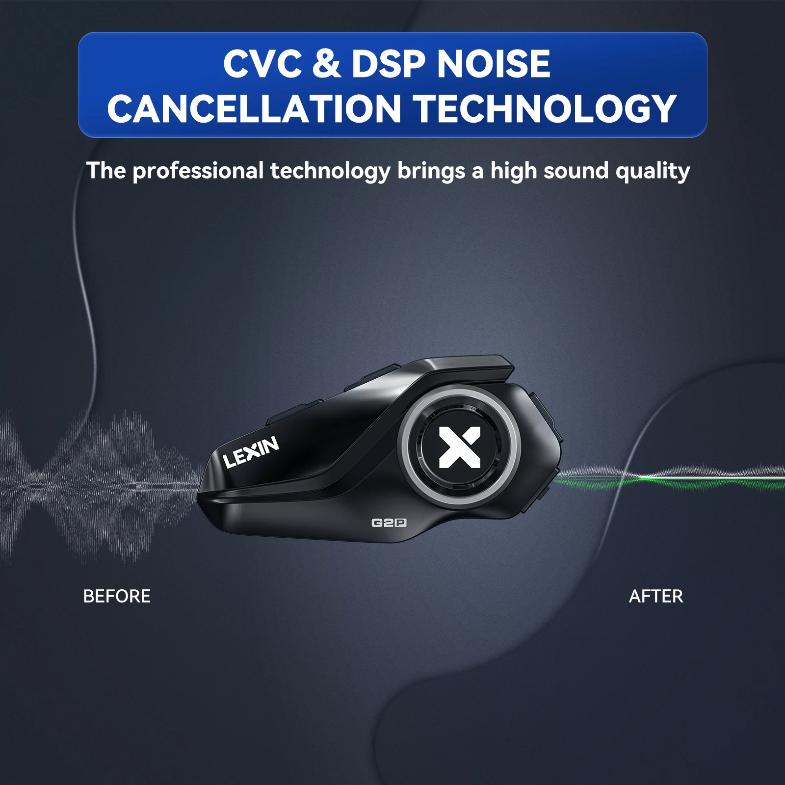 Новый lexin g2p интерком для мотоциклетного шлема bluetooth гарнитуры - Фотография_3