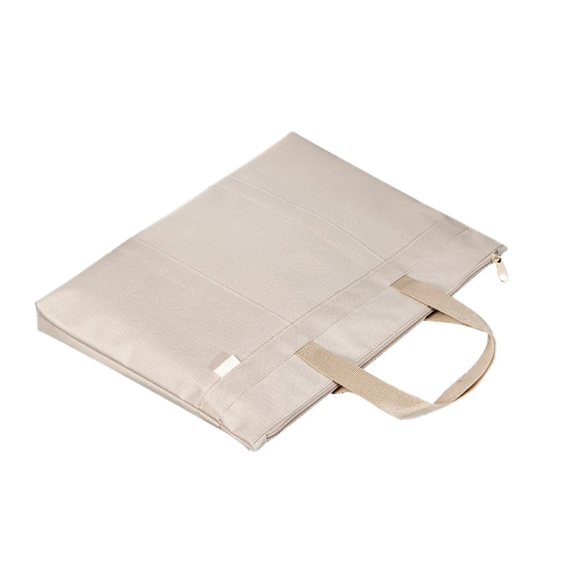 Утолщенный большой вместительный холщовый портфель из ткани оксфорд - Фотография_3