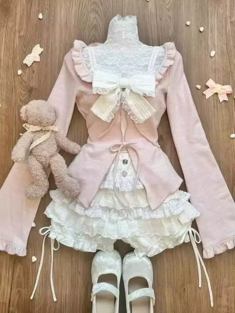 Женские комплекты юбок в японском стиле kawaii в консервативном стиле - Фотография_4