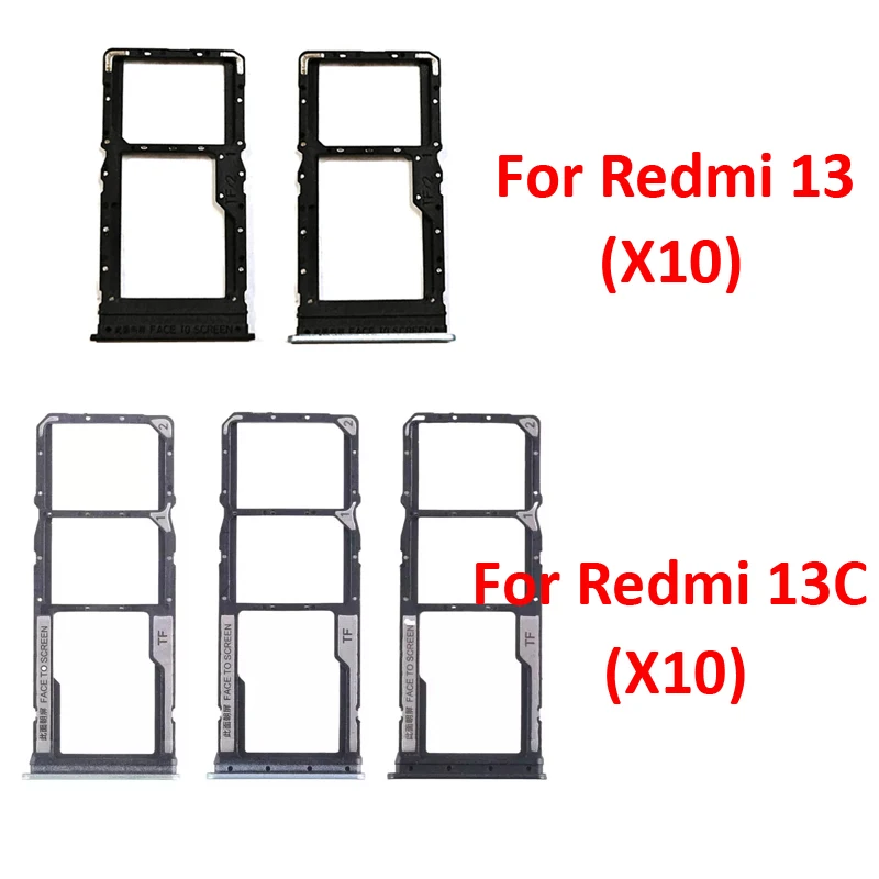 Лоток для sim-карты sd для телефона xiaomi redmi 13