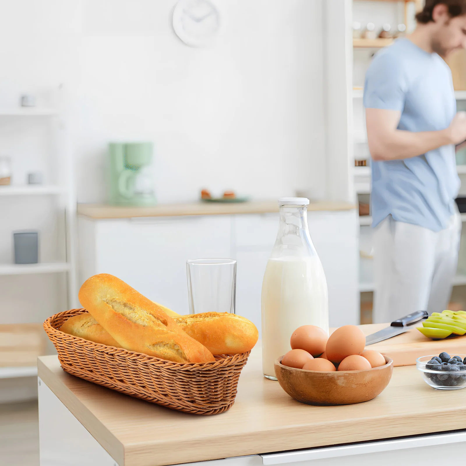 Тканая корзина для хлеба - Фотография_4