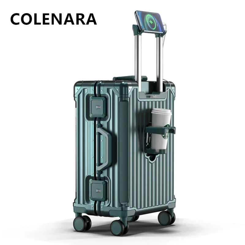 Colenara 24 "26 дюймов большой емкости для багажа с алюминиевой рамой - Фотография_3