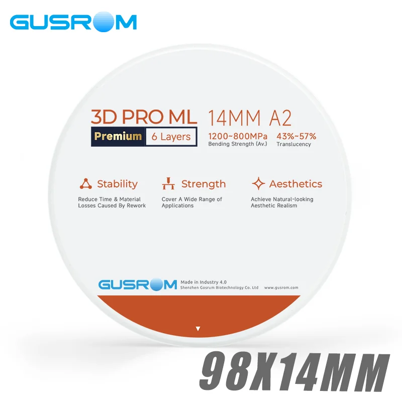 Gusrom 3d pro ml premium 98 мм