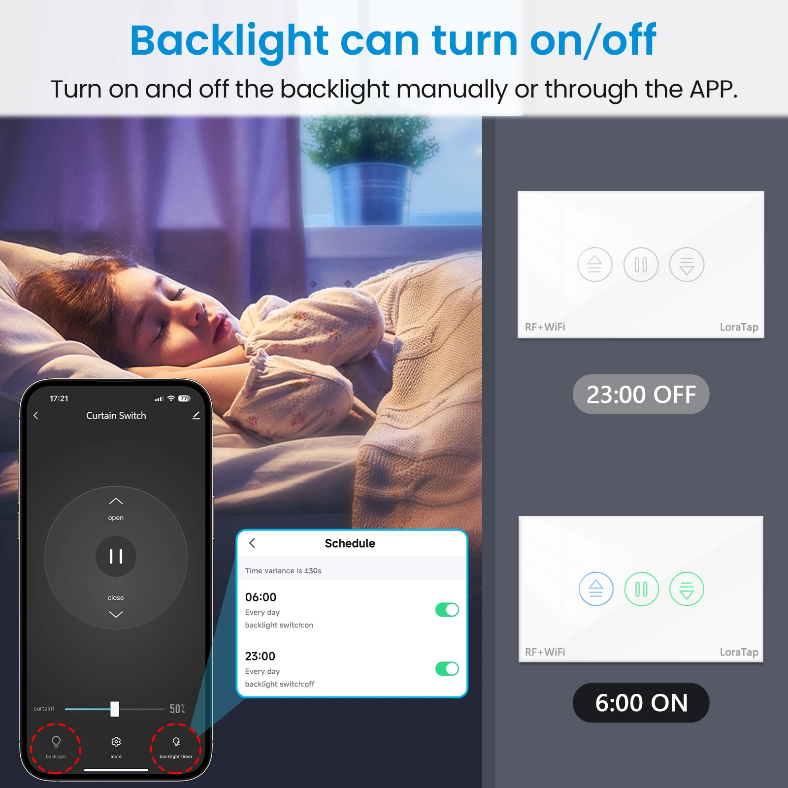 Tuya smart life переключатель штор - Фотография_6