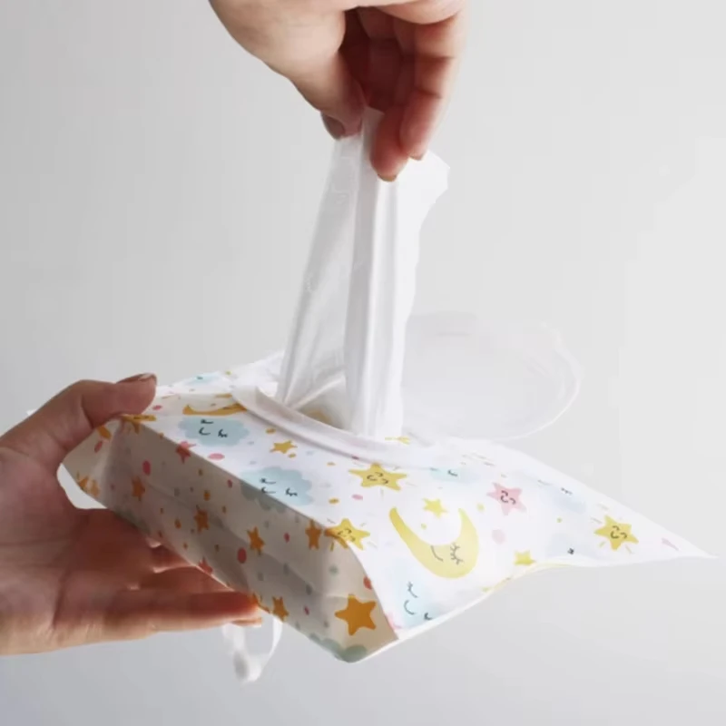 1pc eva portable snap-strap tissue