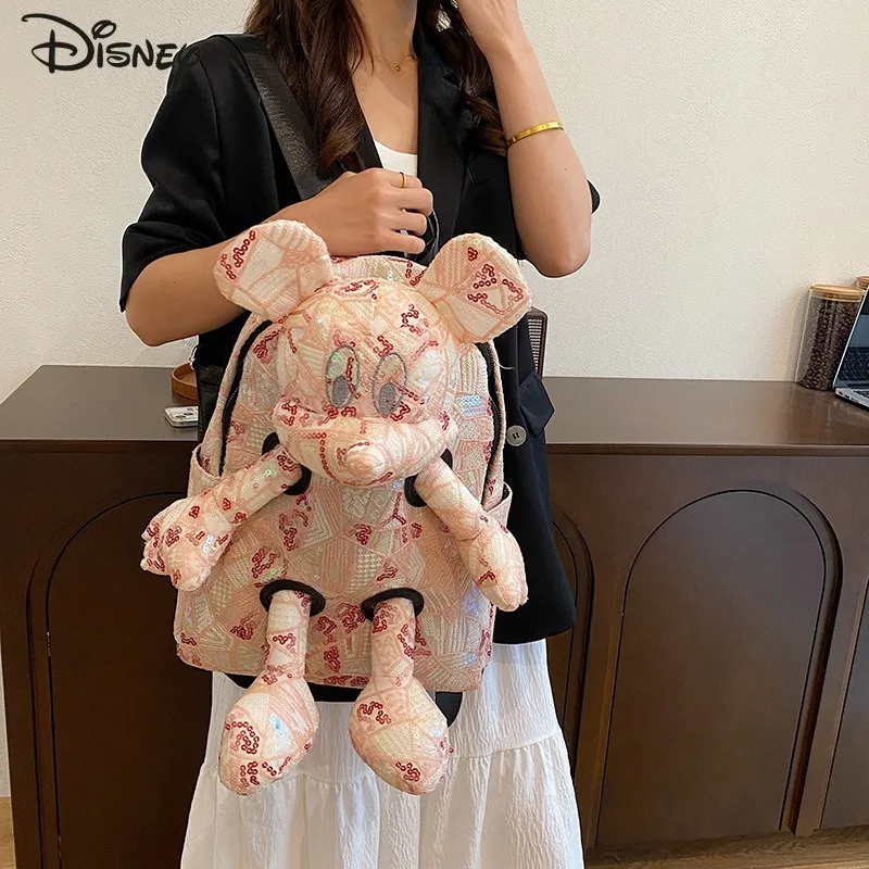 Индивидуальный рюкзак с изображением микки диснея и граффити - Фотография_3