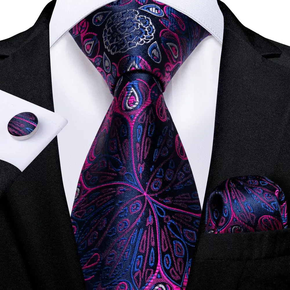 Hi-tie фиолетовый однотонный шелковый - Фотография_3