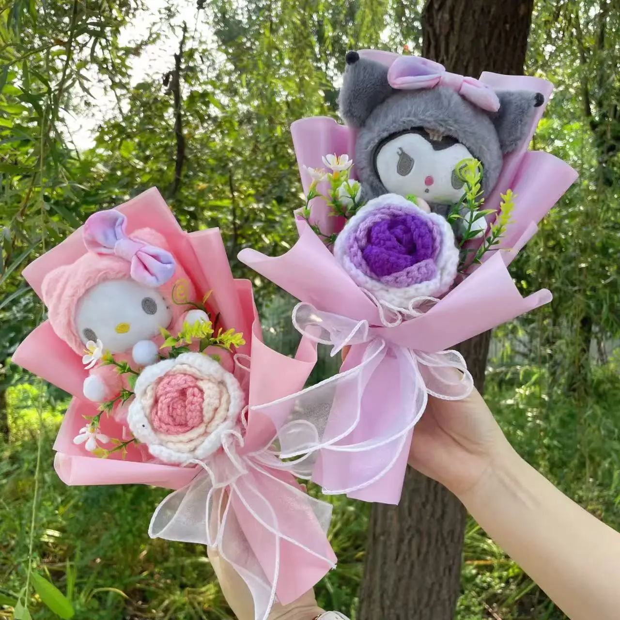 Kawaii hello kitty кошки куклы - Фотография_3