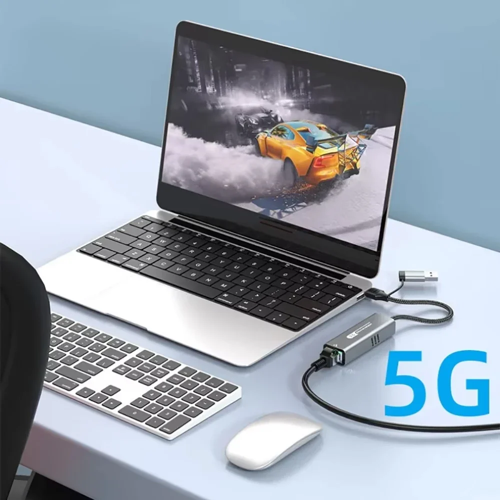 Usb ethernet-адаптер 5g проводная - Фотография_5
