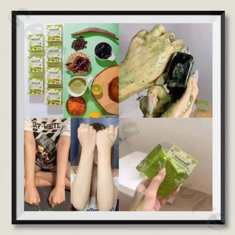 Мыло broccoli, чистый натуральный растительный экстракт - Фотография_2