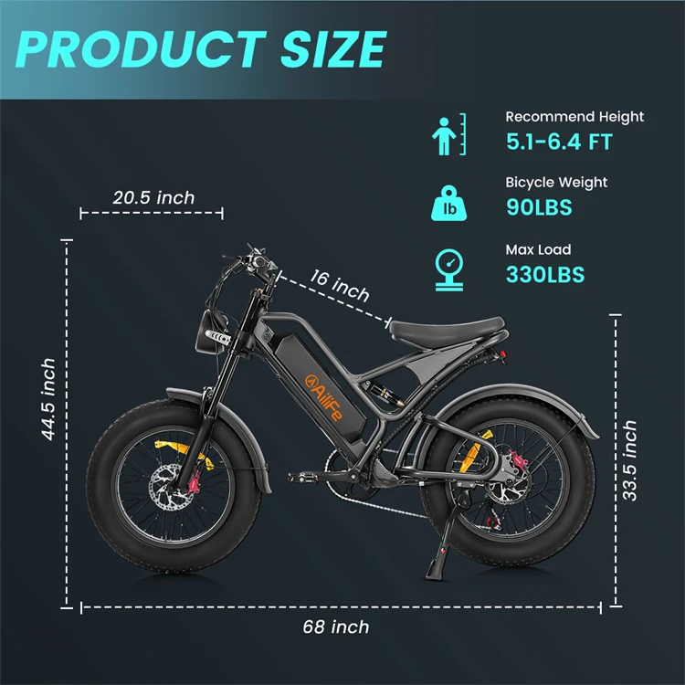 Ailife k7 полная подвеска 20 "250 - Фотография_2