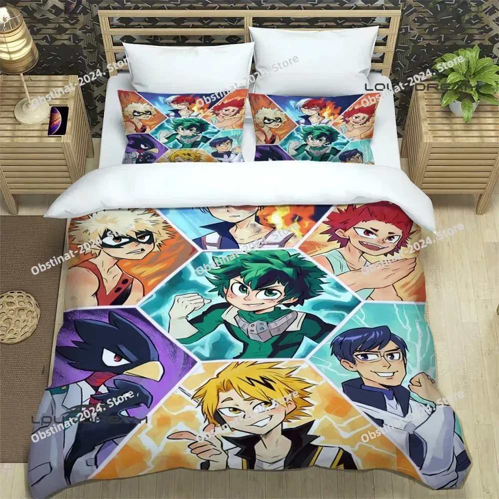 Комплекты постельного белья с героями мультфильмов «my hero academia»