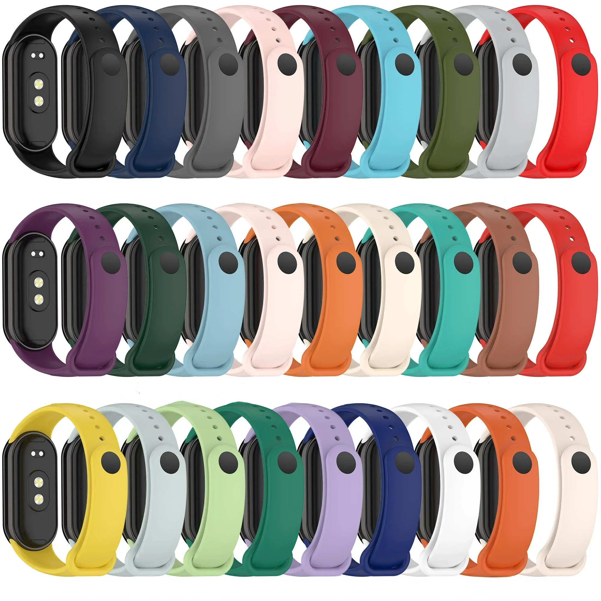 Мягкий официальный силиконовый ремешок для xiaomi mi band 10 - Фотография_4