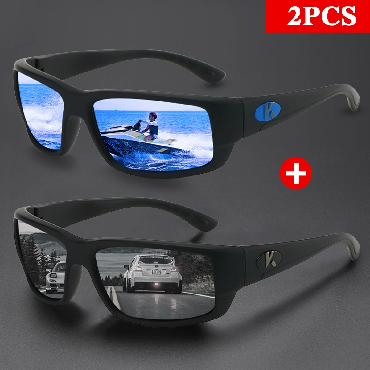 Поляризационные спортивные солнцезащитные очки для мужчин и женщин