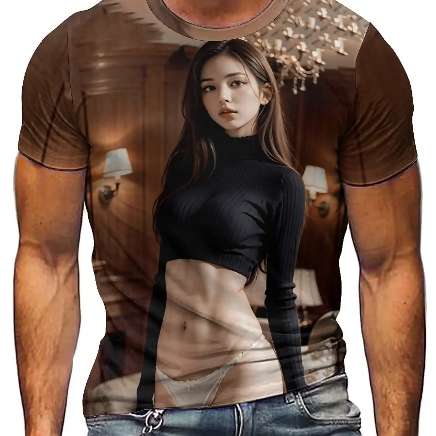 Летняя мужская футболка с коротким - Фотография_6