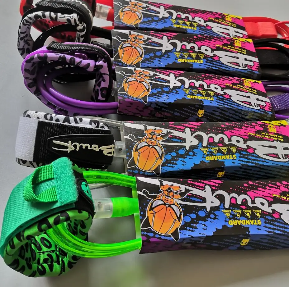 8 футов 7 мм поводок для ног из тпу - Фотография_4