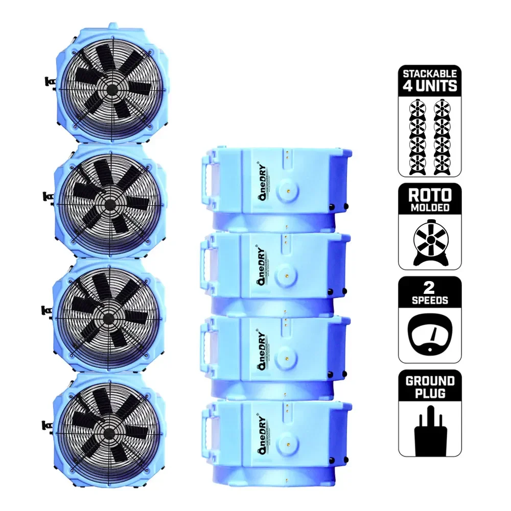 Hp, 4000cfm, 2-скоростная сушилка для пола - Фотография_2