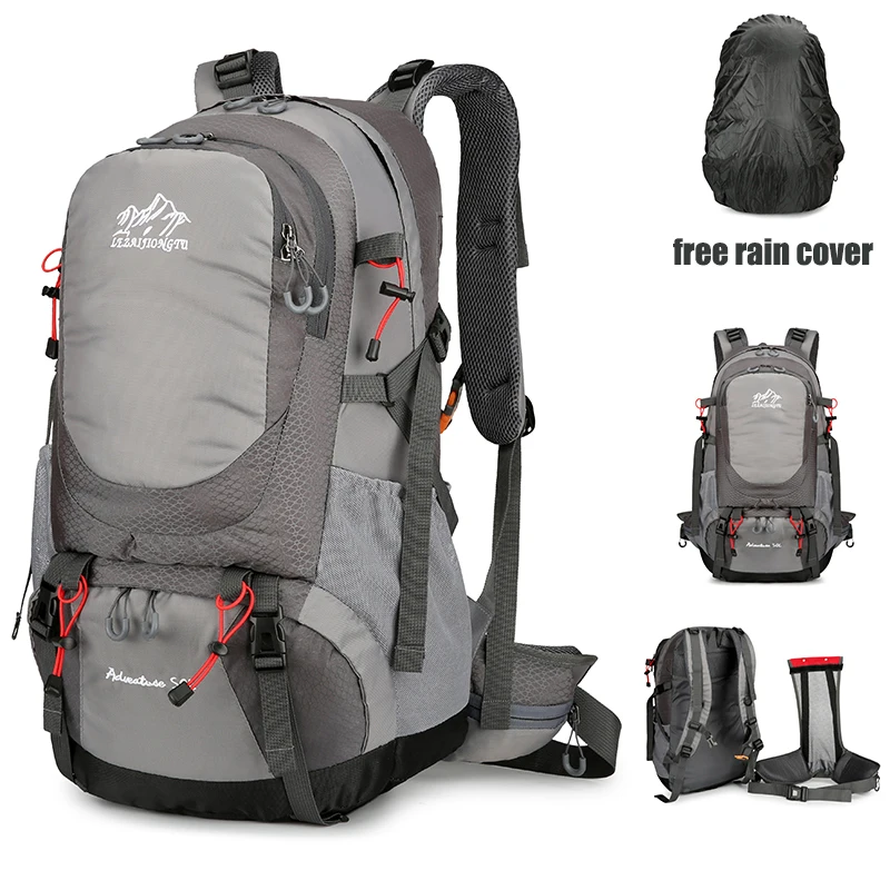 50л дорожный рюкзак с дождевиком