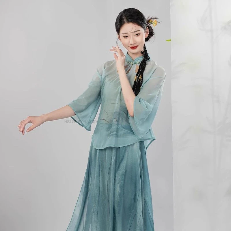 Китайский винтажный танцевальный костюм - Фотография_3