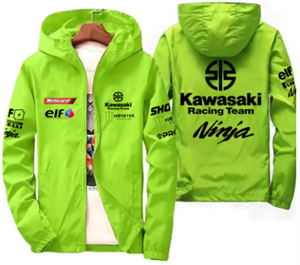 Модная новая мотоциклетная куртка kawasaki - Фотография_3