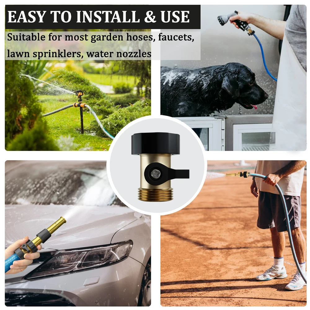 Латунный запорный клапан 3/4 дюйма - Фотография_5