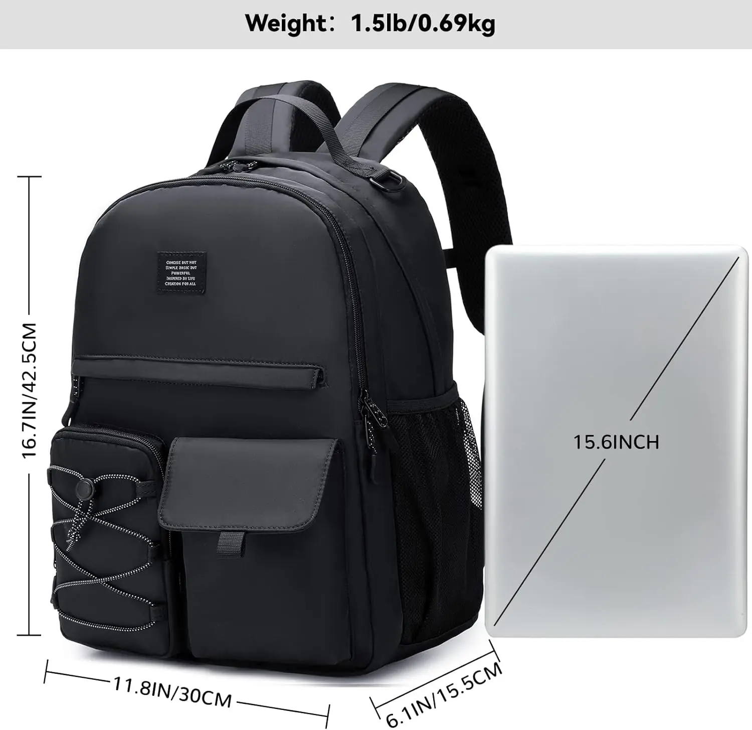 Модный рюкзак lohol с карманом для защиты от кражи - Фотография_2