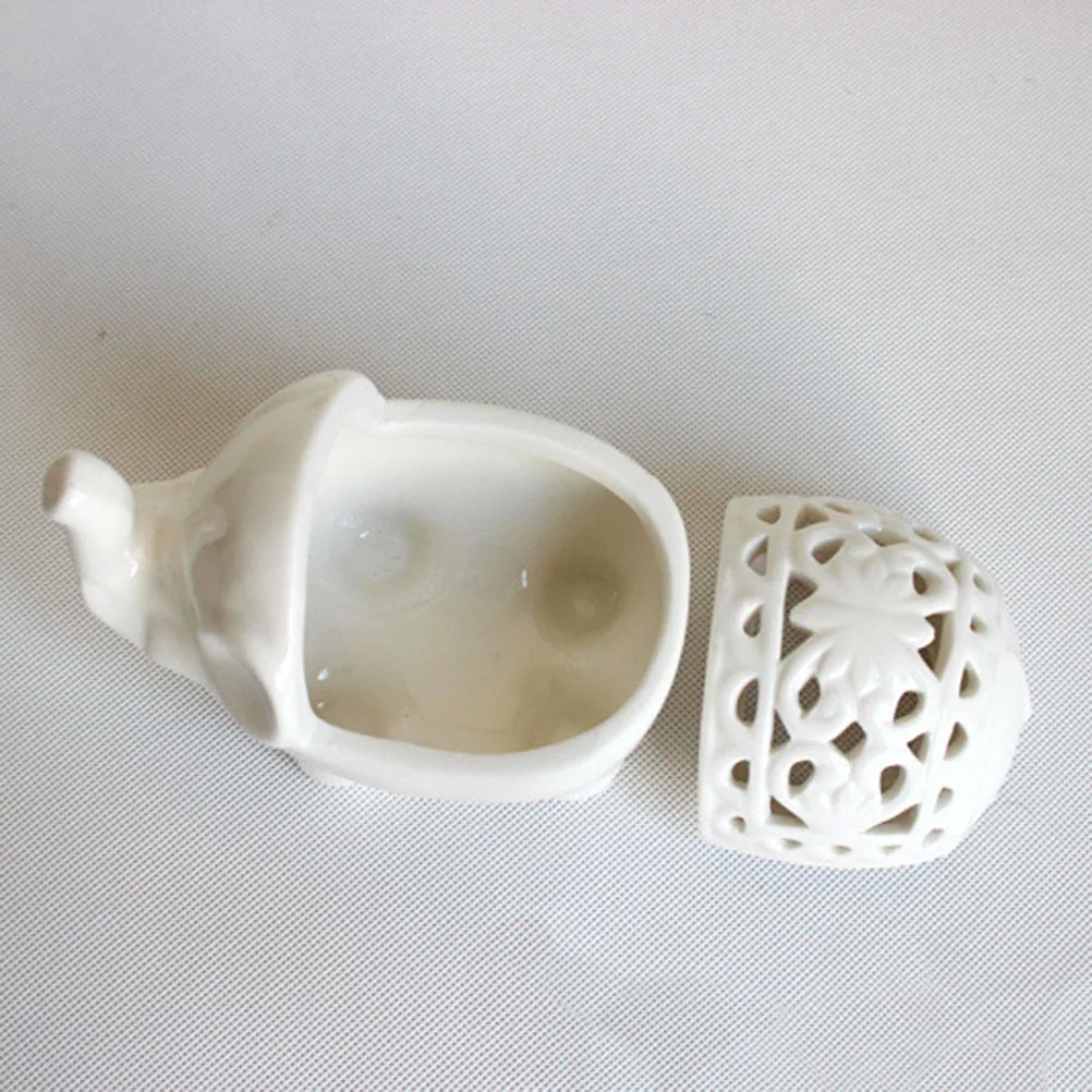 Подсвечник в форме слона керамический - Фотография_5